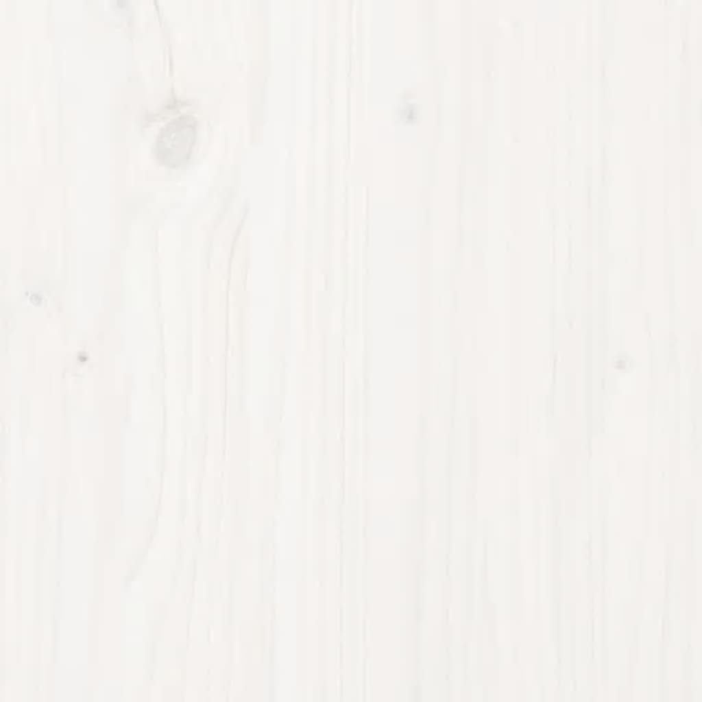 Giroletto per Bambini Bianco 70x140cm in Legno Massello di Pino
