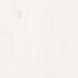 Giroletto per Bambini Bianco 70x140cm in Legno Massello di Pino