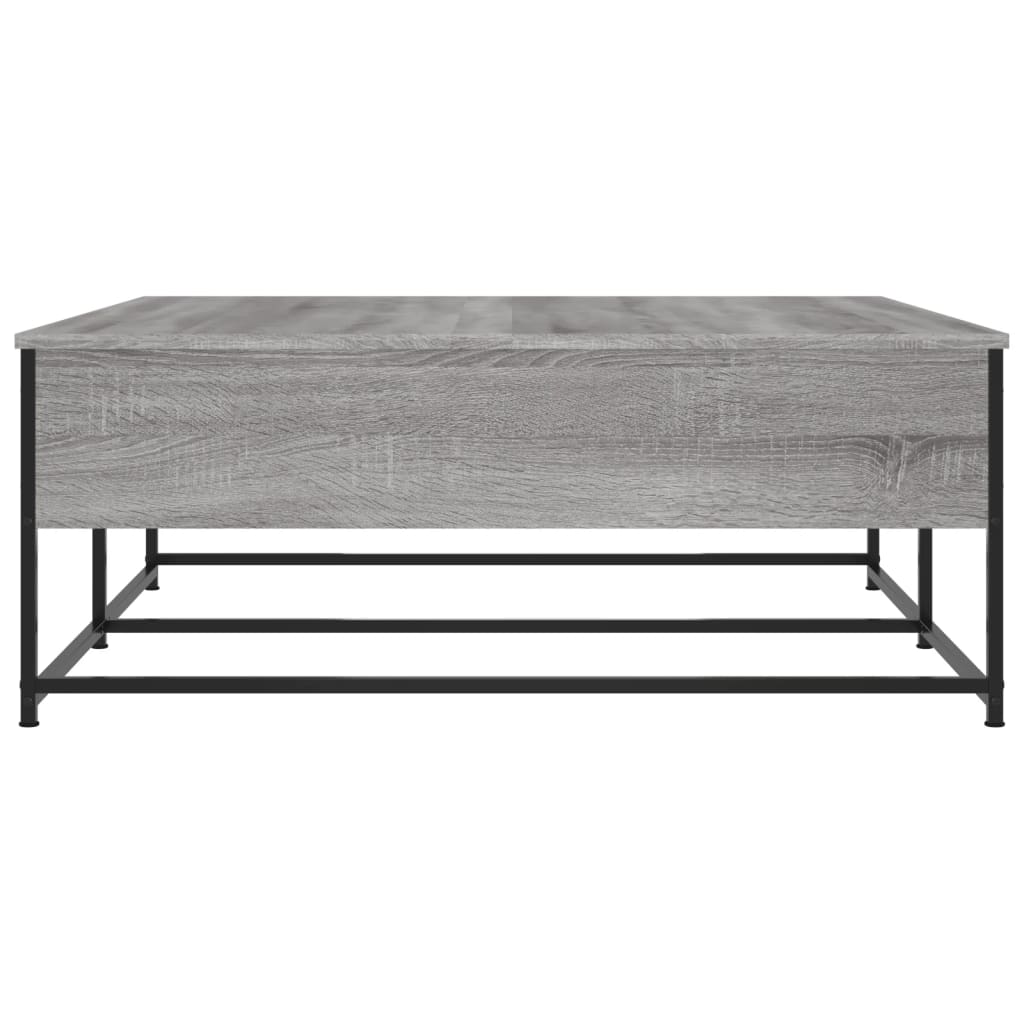 Tavolino da Salotto Grigio Sonoma 100x99x40cm Legno Multistrato