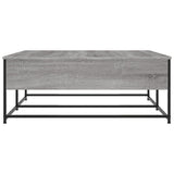 Tavolino da Salotto Grigio Sonoma 100x99x40cm Legno Multistrato