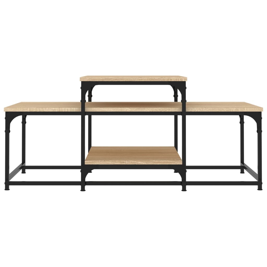 Tavolino da Salotto Rovere Sonoma 102x60x45cm Legno Multistrato