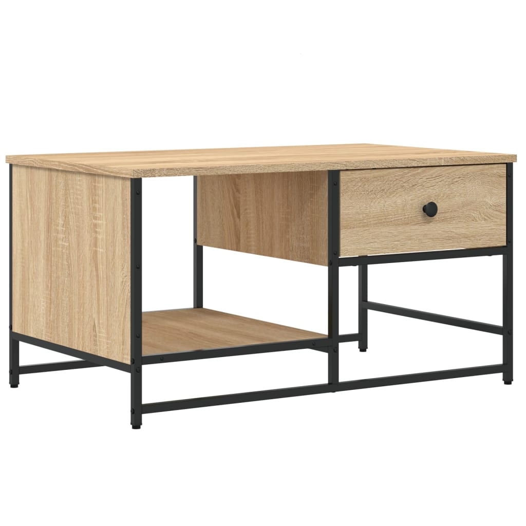 Tavolino Salotto Rovere Sonoma 85,5x51x45 cm Legno Multistrato