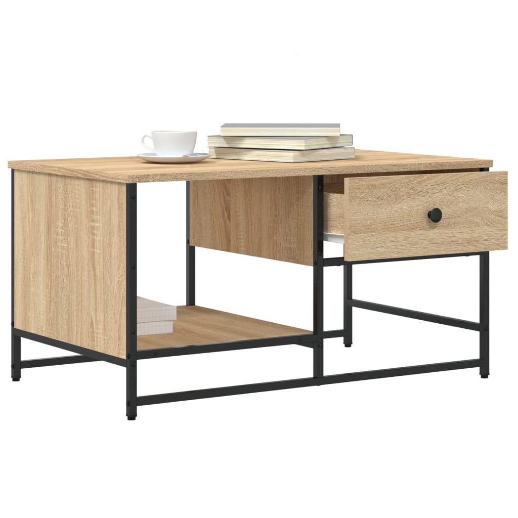 Tavolino Salotto Rovere Sonoma 85,5x51x45 cm Legno Multistrato