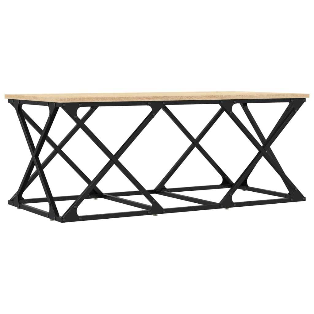 Tavolino da Salotto Rovere Sonoma 100x49x40cm Legno Multistrato