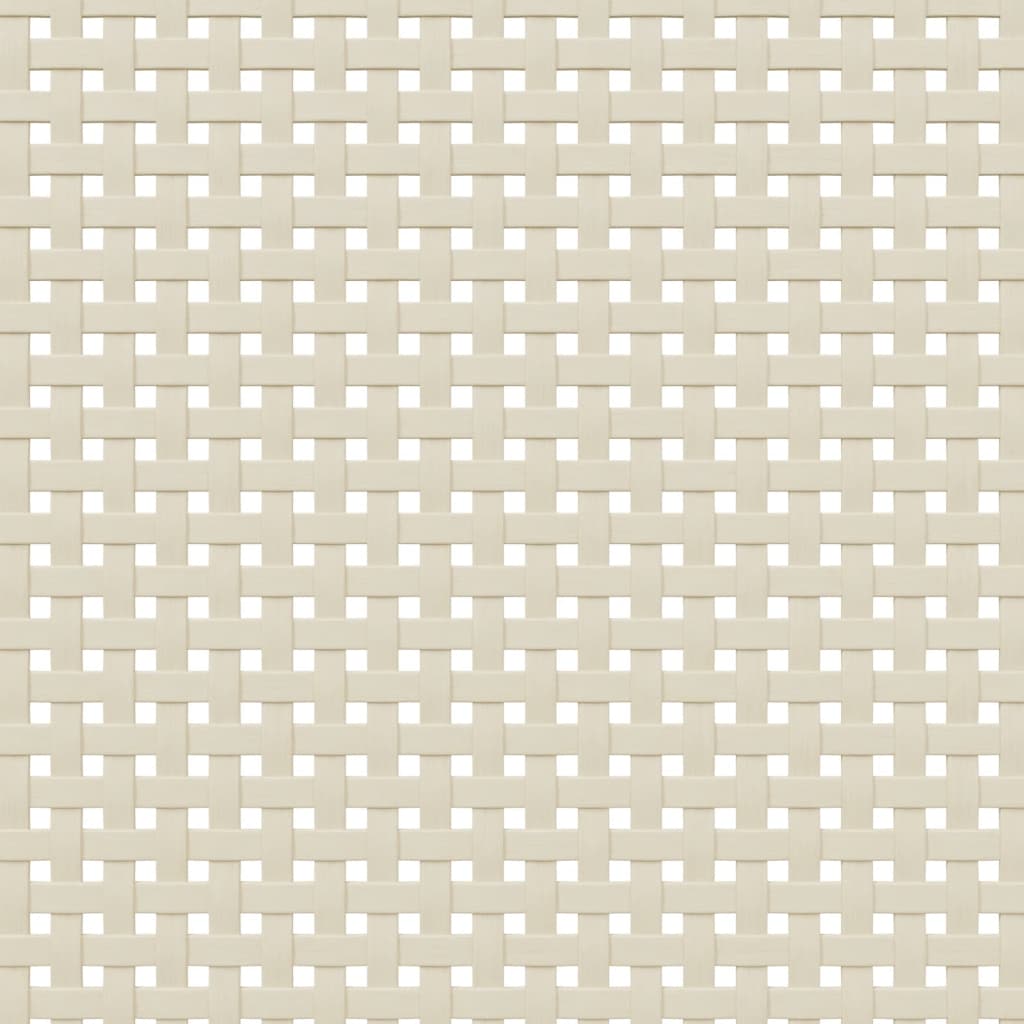 Armadio SENJA Aspetto Rattan Bianco 90x55x175 cm Massello Pino