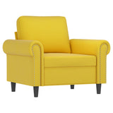 Poltrona Giallo 60 cm Velluto