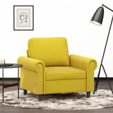 Poltrona Giallo 60 cm Velluto