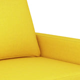 Poltrona Giallo Chiaro 60 cm in Tessuto