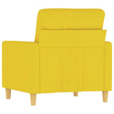 Poltrona Giallo Chiaro 60 cm in Tessuto