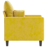 Poltrona Giallo 60 cm Velluto