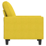 Poltrona Giallo Chiaro 60 cm in Tessuto