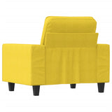 Poltrona Giallo Chiaro 60 cm in Tessuto