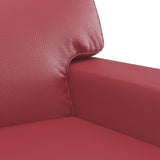 Poltrona Rosso Vino 60 cm in Similpelle