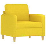 Poltrona Giallo Chiaro 60 cm in Tessuto