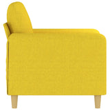 Poltrona Giallo Chiaro 60 cm in Tessuto