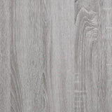 Panca Portaoggetti Grigio Sonoma 42x42x46 cm Legno Multistrato