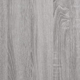 Panca Portaoggetti Grigio Sonoma 42x42x45 cm Legno Multistrato