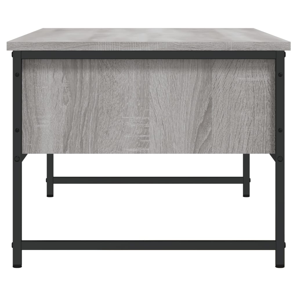 Tavolino Salotto Grigio Sonoma 101x49x39,5 cm Legno Multistrato