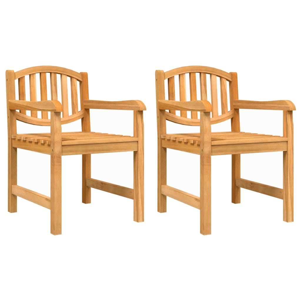 Set da Pranzo per Giardino 5 pz in Legno Massello di Teak