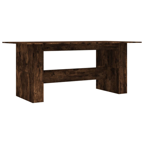 Tavolo da Pranzo Rovere Fumo 180x90x76 cm Legno Multistrato