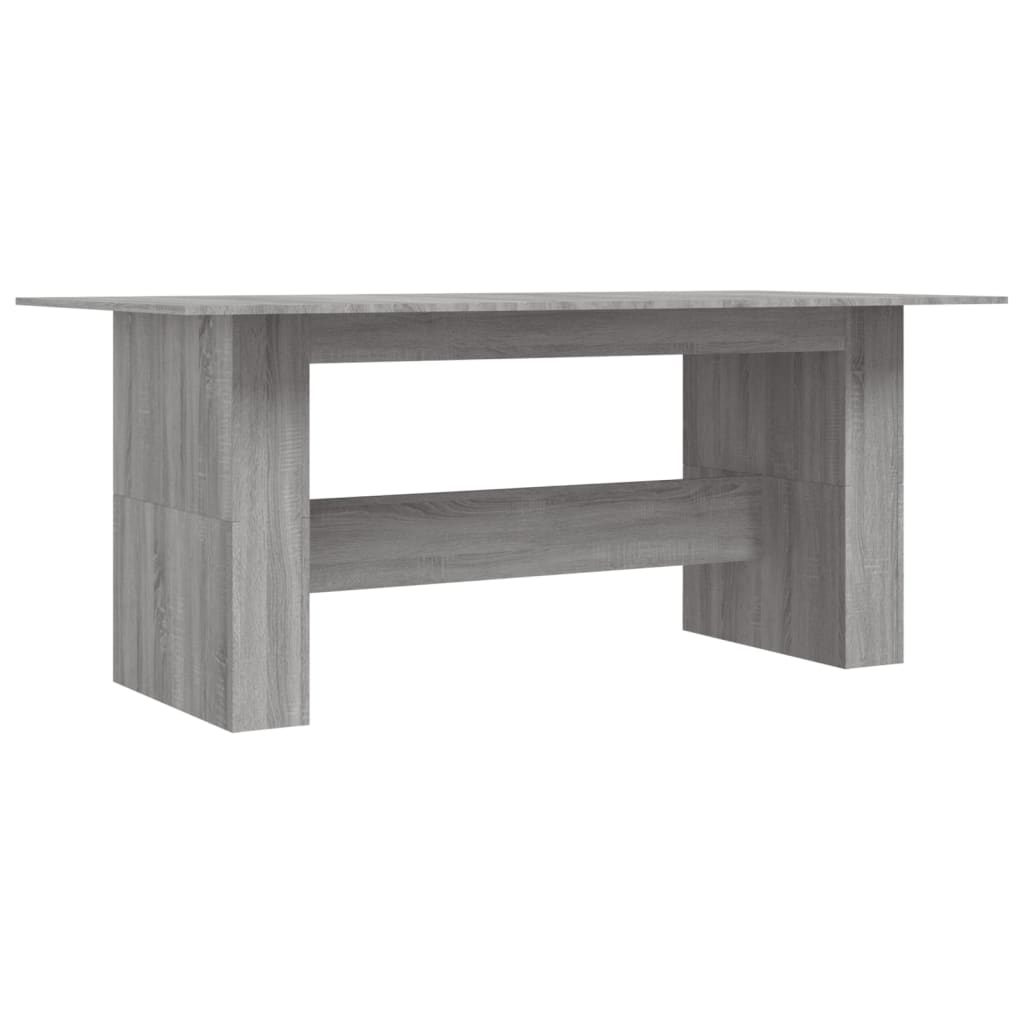 Tavolo da Pranzo Grigio Sonoma 180x90x76 cm Legno Multistrato