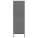 Armadio FLORO 77x53x171 cm in Legno Massello di Pino Grigio