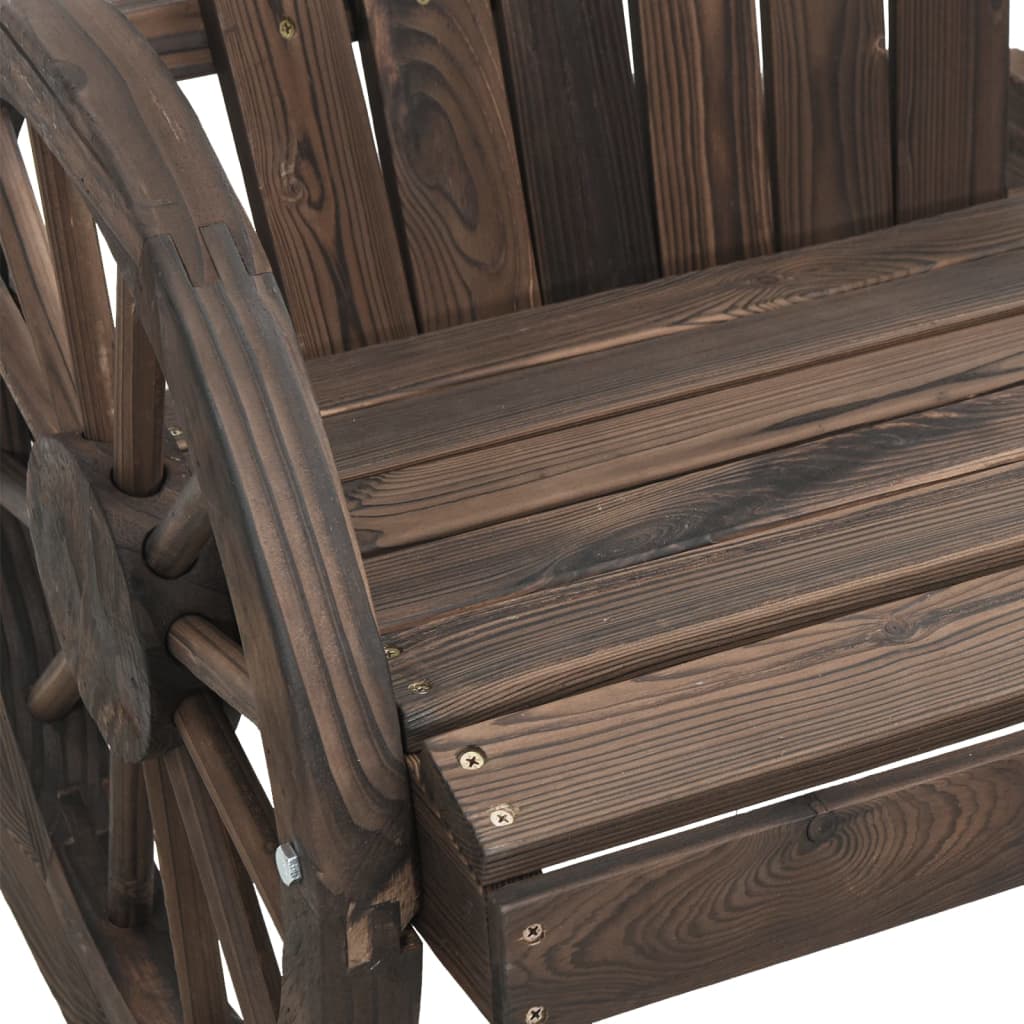 Sedie da Giardino Adirondack 4 pz in Legno Massello di Abete