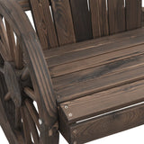 Sedie da Giardino Adirondack 2 pz in Legno Massello di Abete