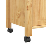 Carrello da Cucina MONZA 84x40x90 cm in Legno Massello di Pino