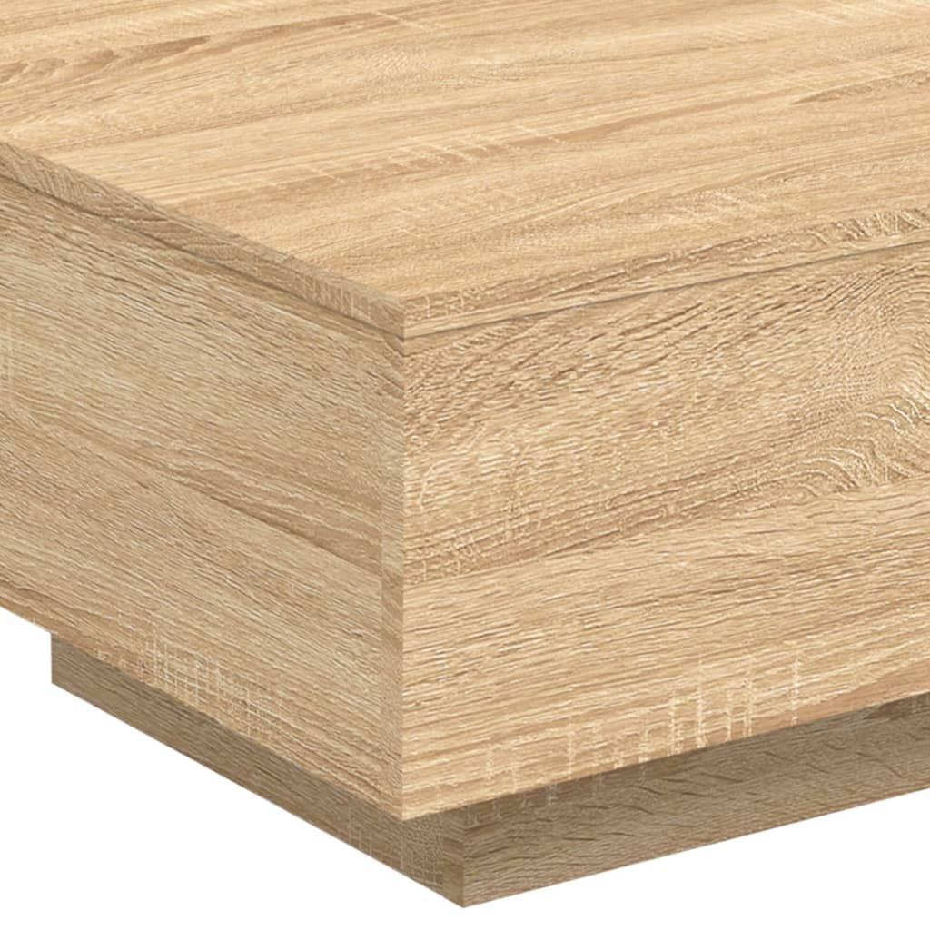 Tavolino da Salotto Rovere Sonoma 55x55x31 cm Legno Multistrato