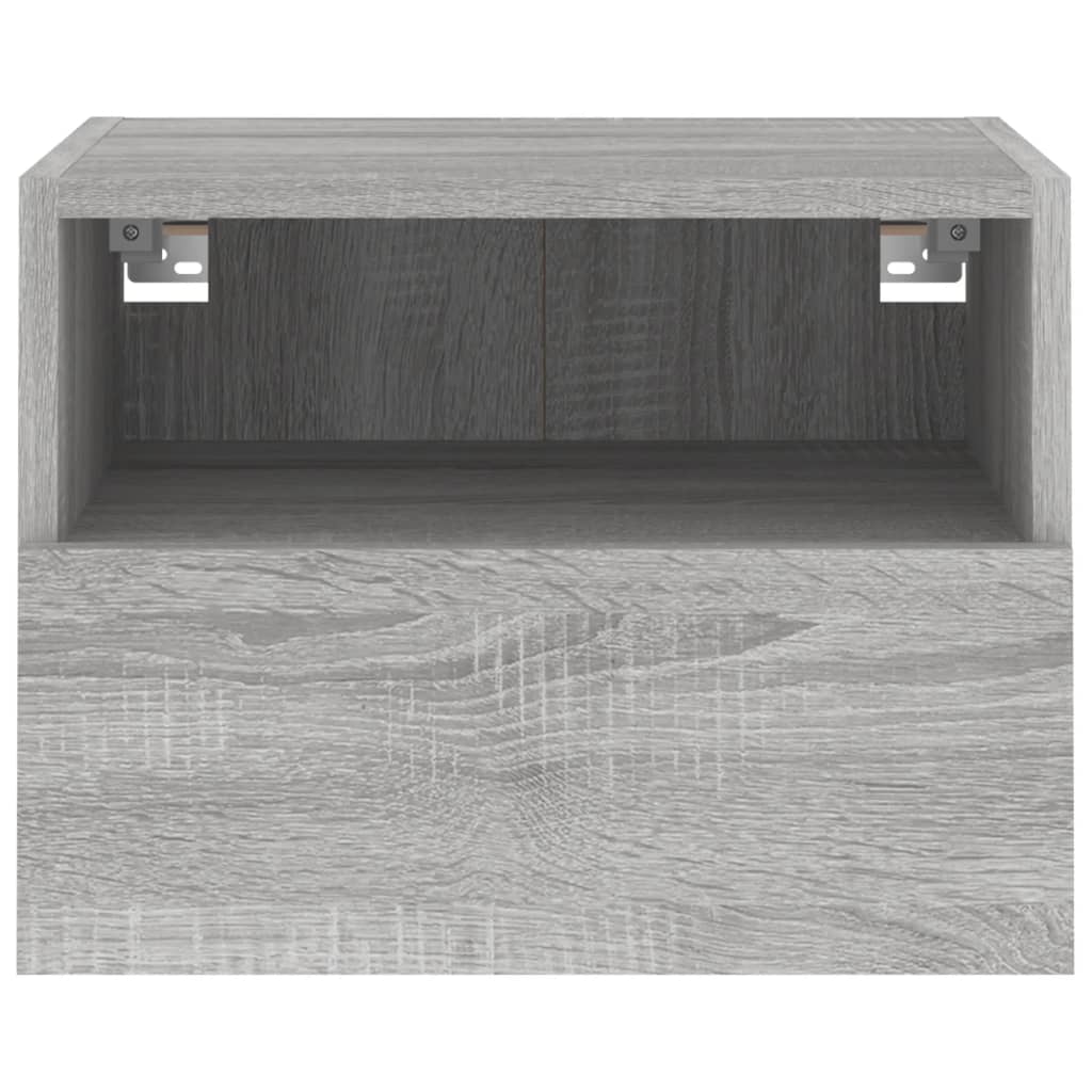 Mobile TV Parete Grigio Sonoma 40x30x30 cm in Legno Multistrato