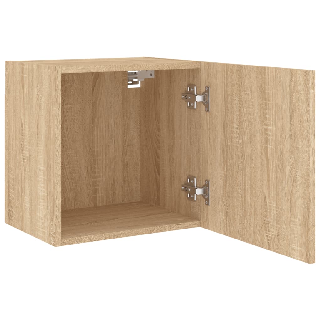 Mobile TV Parete Rovere Sonoma 40,5x30x40 cm Legno Multistrato