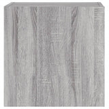 Mobili TV Muro 2pz Grigio Sonoma 40,5x30x40cm Legno Multistrato