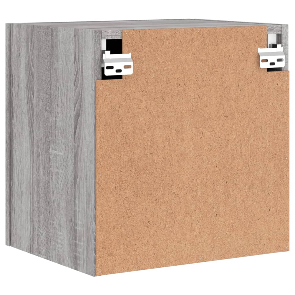 Mobili TV Muro 2pz Grigio Sonoma 40,5x30x40cm Legno Multistrato