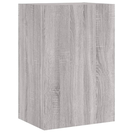 Mobile TV Parete Grigio Sonoma 40,5x30x60 cm Legno Multistrato