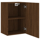 Mobile TV Parete Rovere Marrone 40,5x30x60 cm Legno Multistrato