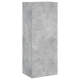 Mobile TV Parete Grigio Cemento 40,5x30x102cm Legno Multistrato