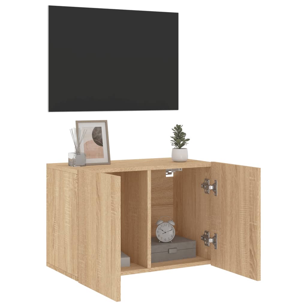 Mobile TV a Parete Rovere Sonoma 60x30x41 cm