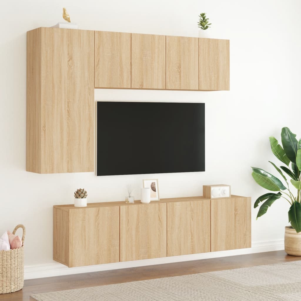 Mobile TV a Parete Rovere Sonoma 60x30x41 cm