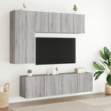 Mobile TV a Parete Grigio Sonoma 60x30x41 cm