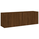 Mobili TV a Parete 2pz Rovere Marrone 60x30x41 cm