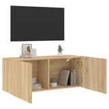 Mobile TV a Parete Rovere Sonoma 100x30x41 cm