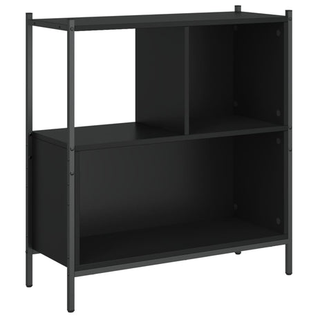 Libreria Nera 72x28x77,5 cm in Legno Multistrato