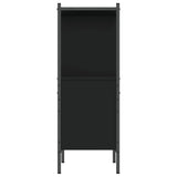 Libreria Nera 72x28x77,5 cm in Legno Multistrato