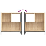 Libreria Rovere Sonoma 72x28x77,5 cm in Legno Multistrato