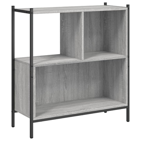 Libreria Grigio Sonoma 72x28x77,5 cm in Legno Multistrato