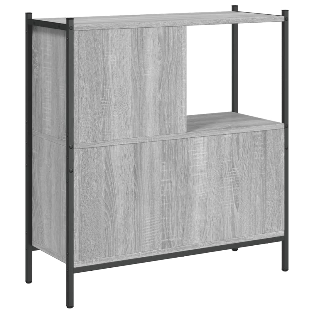 Libreria Grigio Sonoma 72x28x77,5 cm in Legno Multistrato