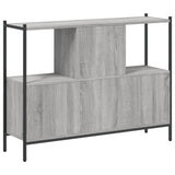 Libreria Grigio Sonoma 102x28x77,5 cm in Legno Multistrato