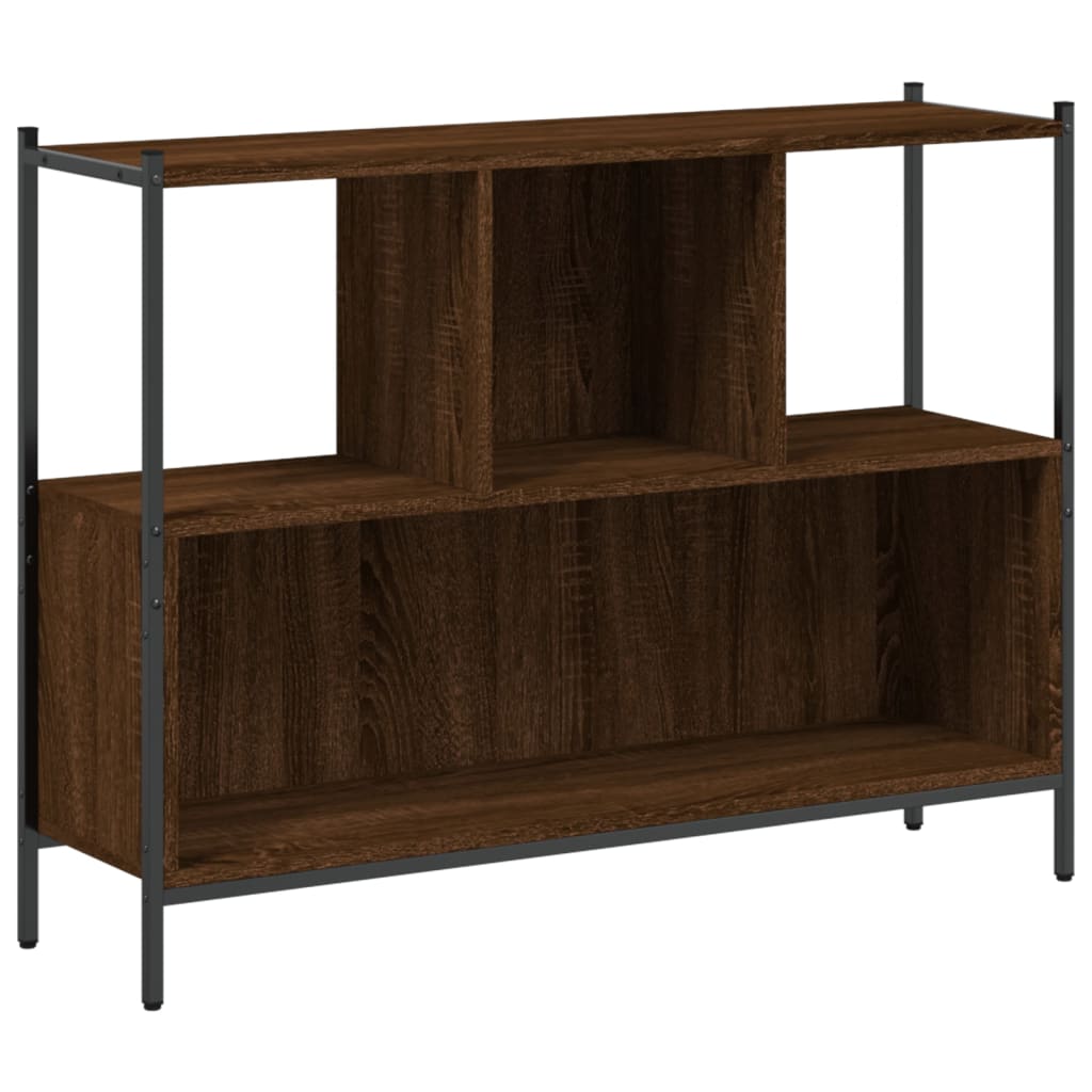 Libreria Rovere Marrone 102x28x77,5 cm in Legno Multistrato