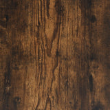 Tavolino da Salotto Rovere Fumo 40x40x45 cm Legno Multistrato